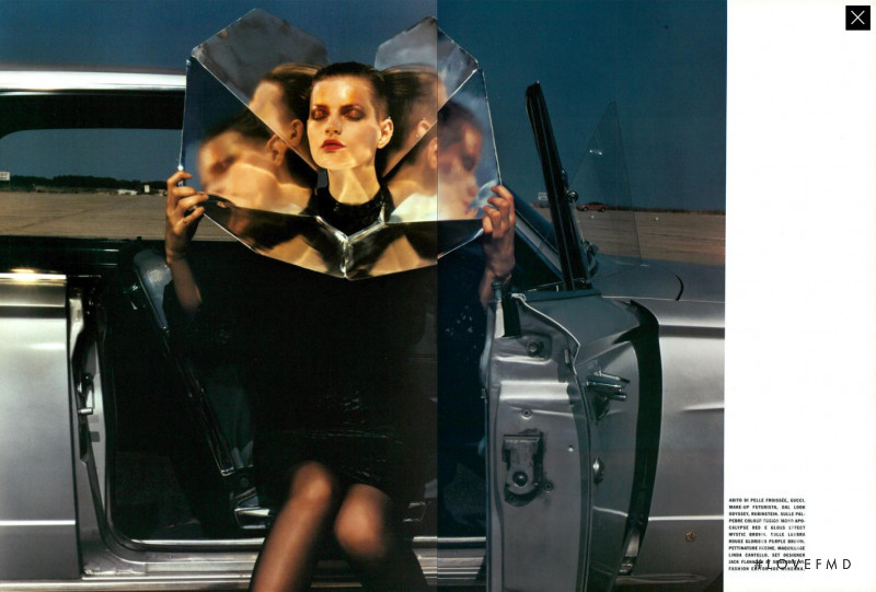 Guinevere van Seenus featured in Sun Fascination, October 1999