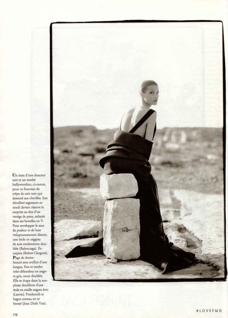 Tereza Maxová featured in Le luxe caché, March 1993