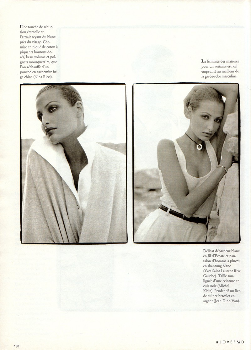 Tereza Maxová featured in Le luxe caché, March 1993