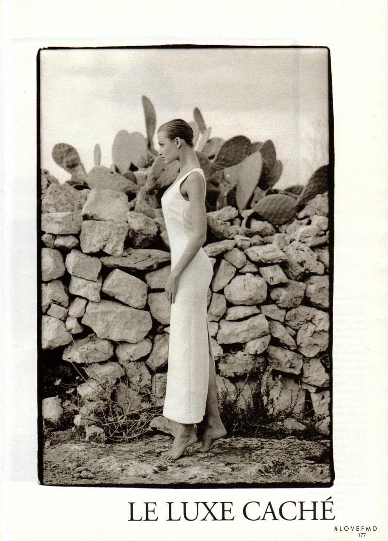 Tereza Maxová featured in Le luxe caché, March 1993