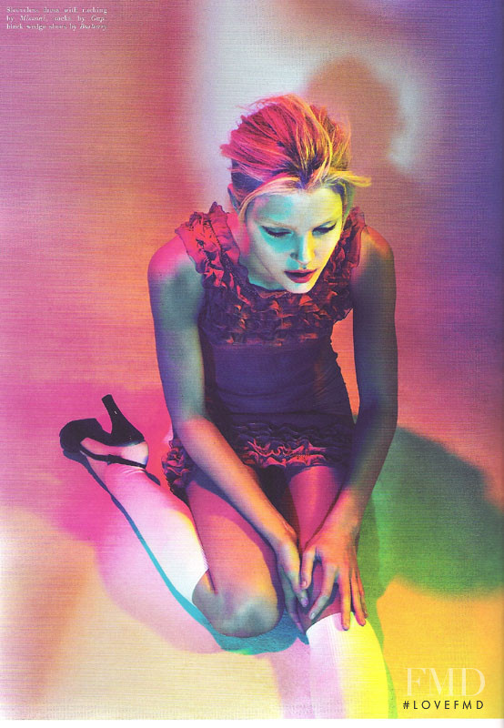 Jessica Stam featured in Uh! Oh!, February 2013