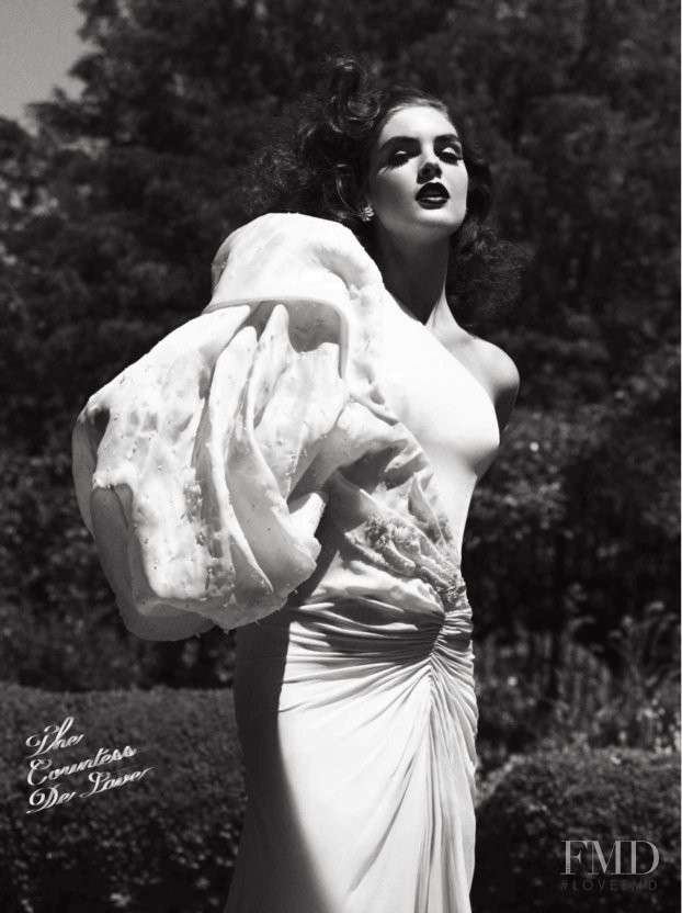 Hilary Rhoda featured in The Women, July 2008