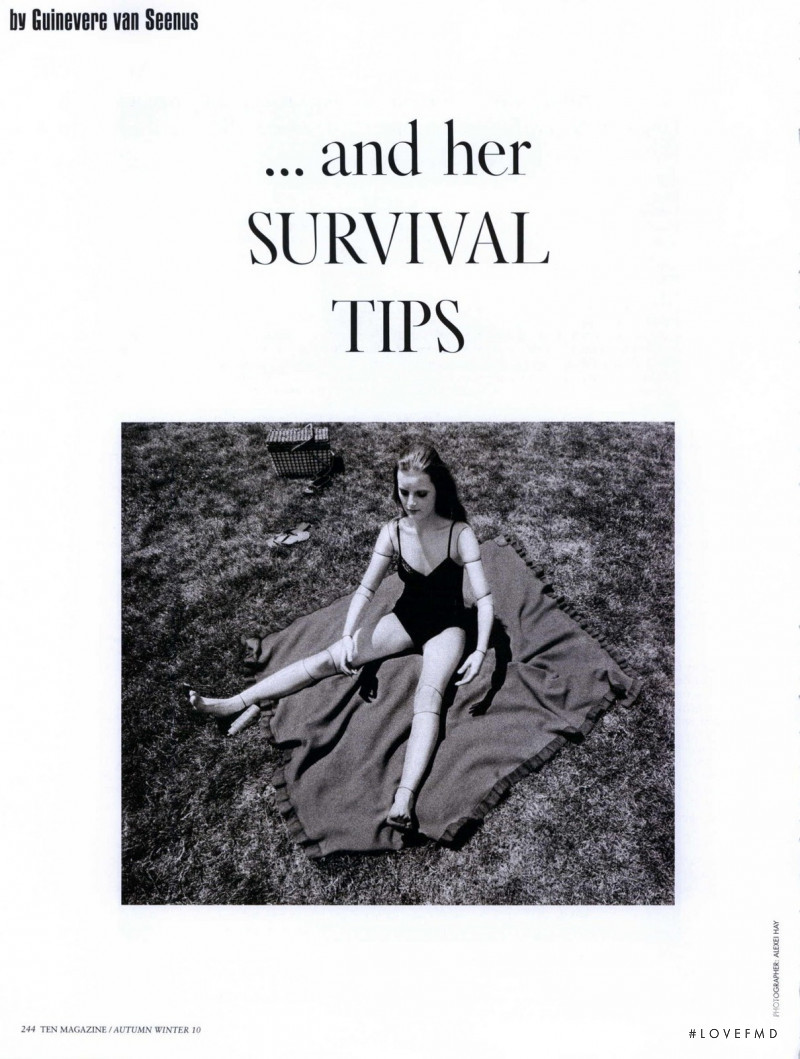 Guinevere van Seenus featured in guinevere...and her survival tips, September 2010