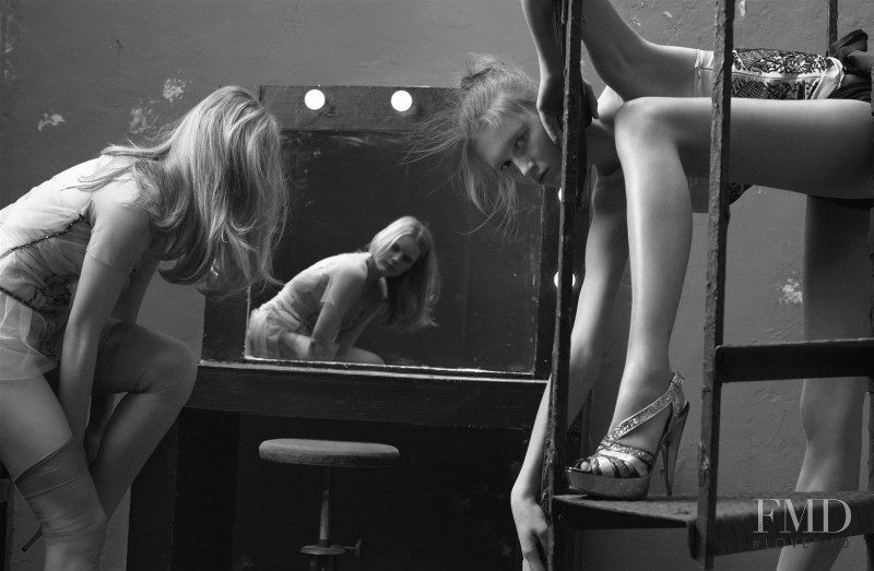 Guinevere van Seenus featured in Burlesque, June 2006