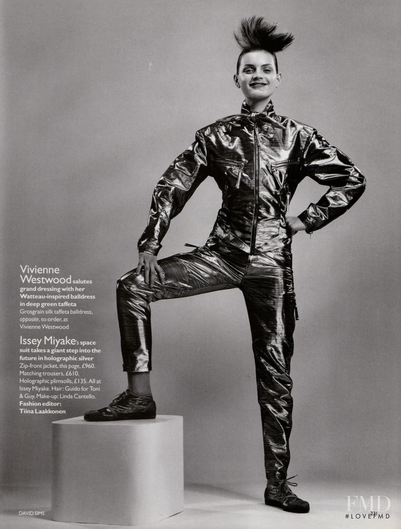 Guinevere van Seenus featured in Fashion Happenings, March 1996