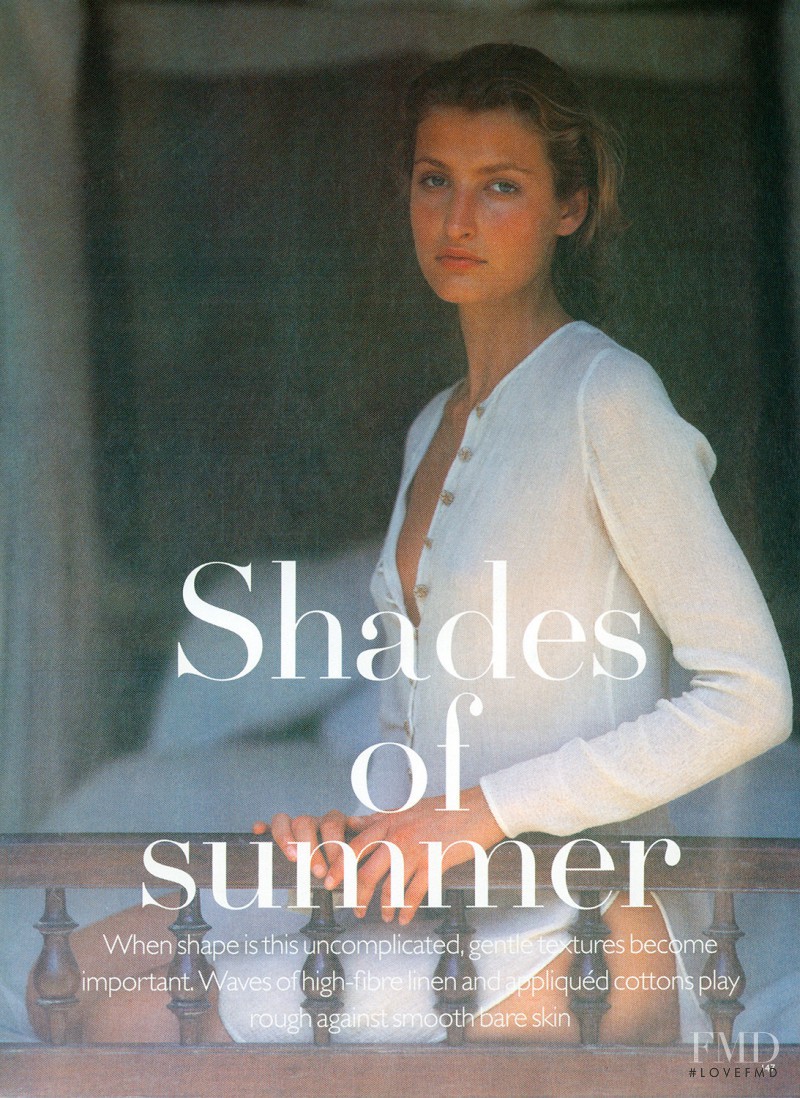 Tereza Maxová featured in Shades of summer, April 1994