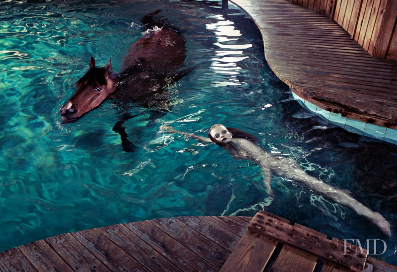 Guinevere van Seenus featured in Horse Pool, June 2005