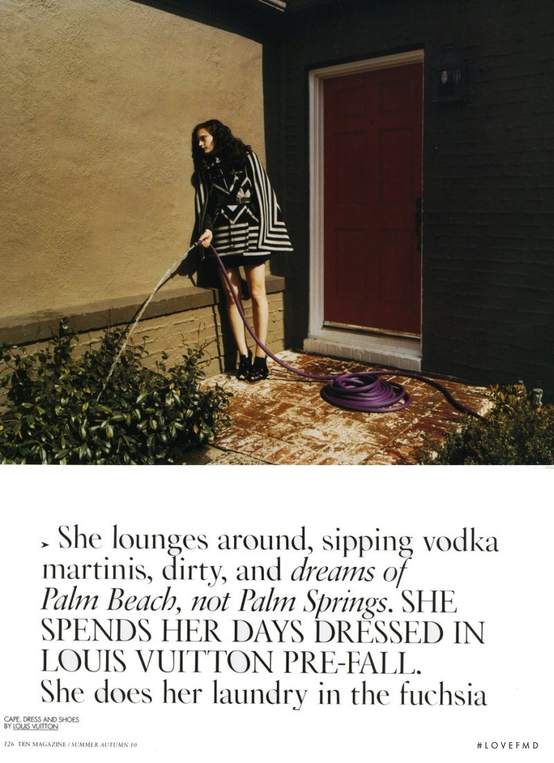 Guinevere van Seenus featured in Louis Vuitton A Tale Of Palm Springs, June 2010