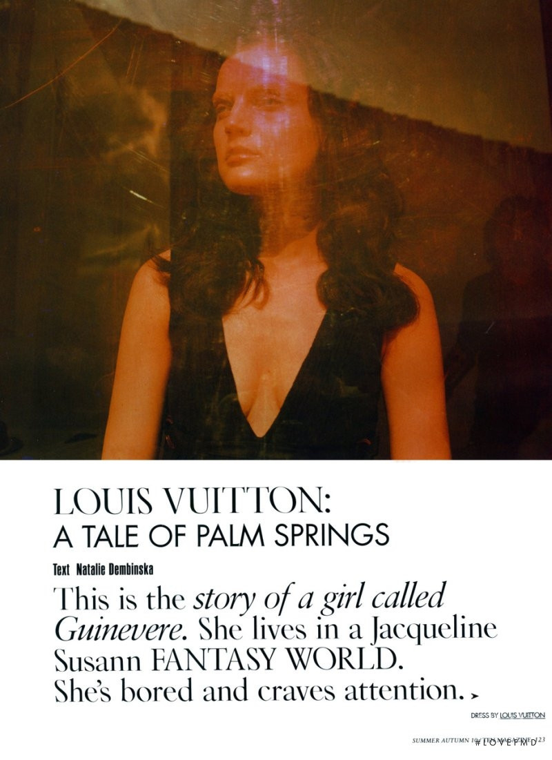 Guinevere van Seenus featured in Louis Vuitton A Tale Of Palm Springs, June 2010