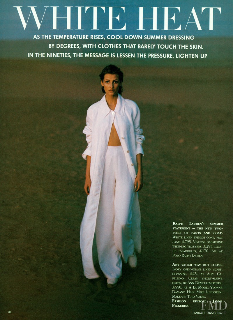 Tereza Maxová featured in White Heat, January 1993