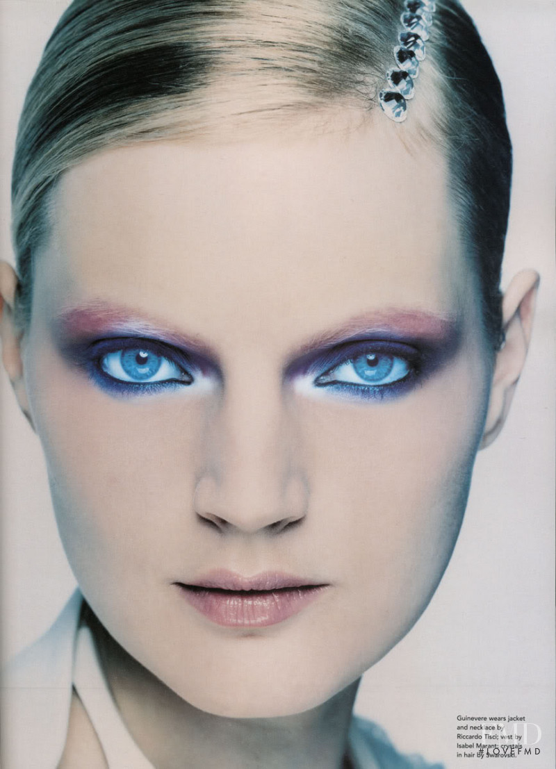 Guinevere van Seenus featured in Out of the blue, July 2005
