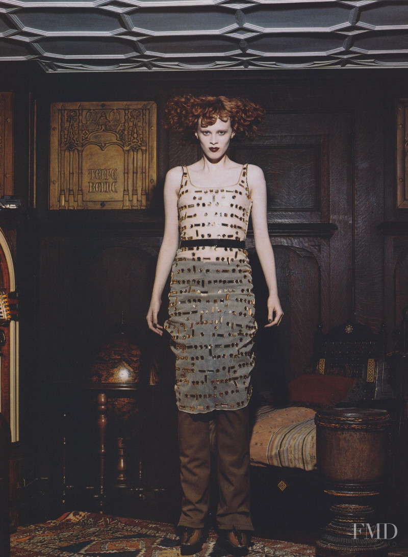 Karen Elson featured in A Guilded Cage, September 1999