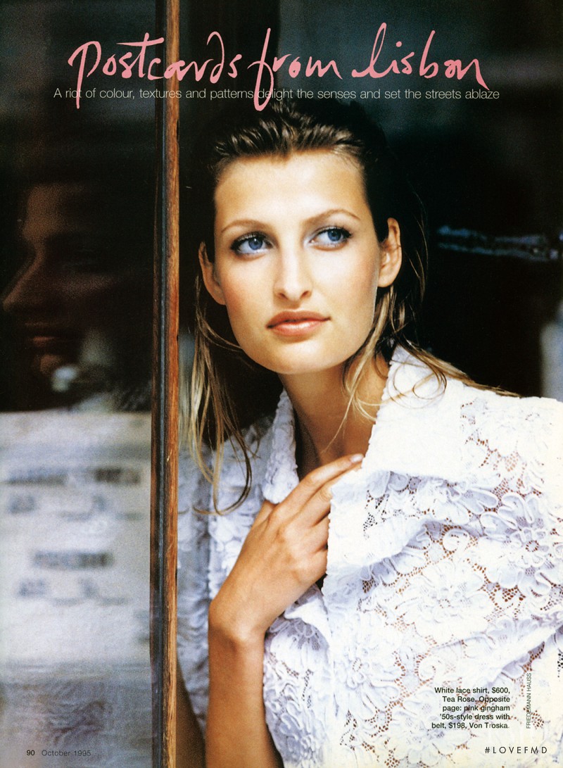 Tereza Maxová featured in Postcards from Lisbon, October 1995