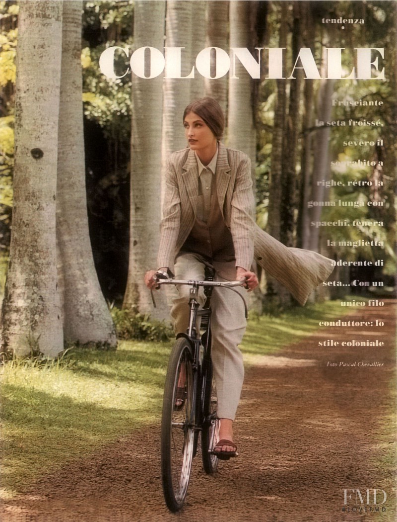 Tereza Maxová featured in Coloniale, June 1992