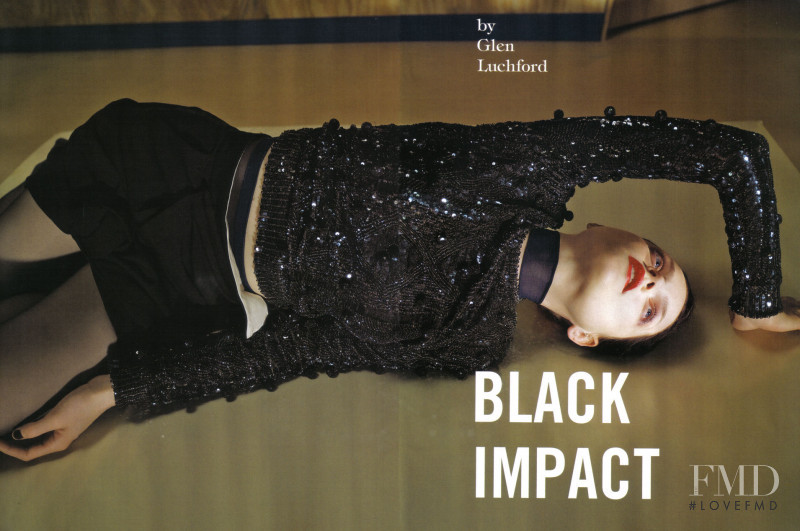 Guinevere van Seenus featured in Black Impact, November 2008