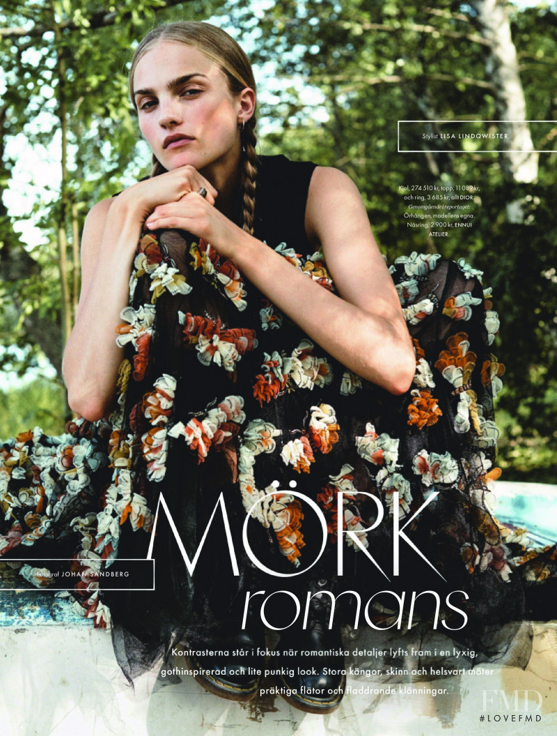 Josefine Lynderup featured in Mork Romans, September 2019