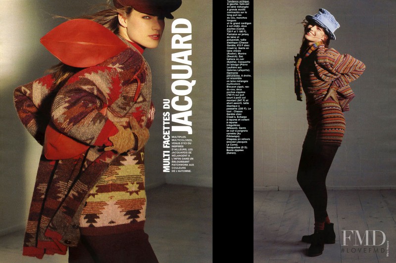 Meghan Douglas featured in Multi Facettes Du Jacquard, September 1990
