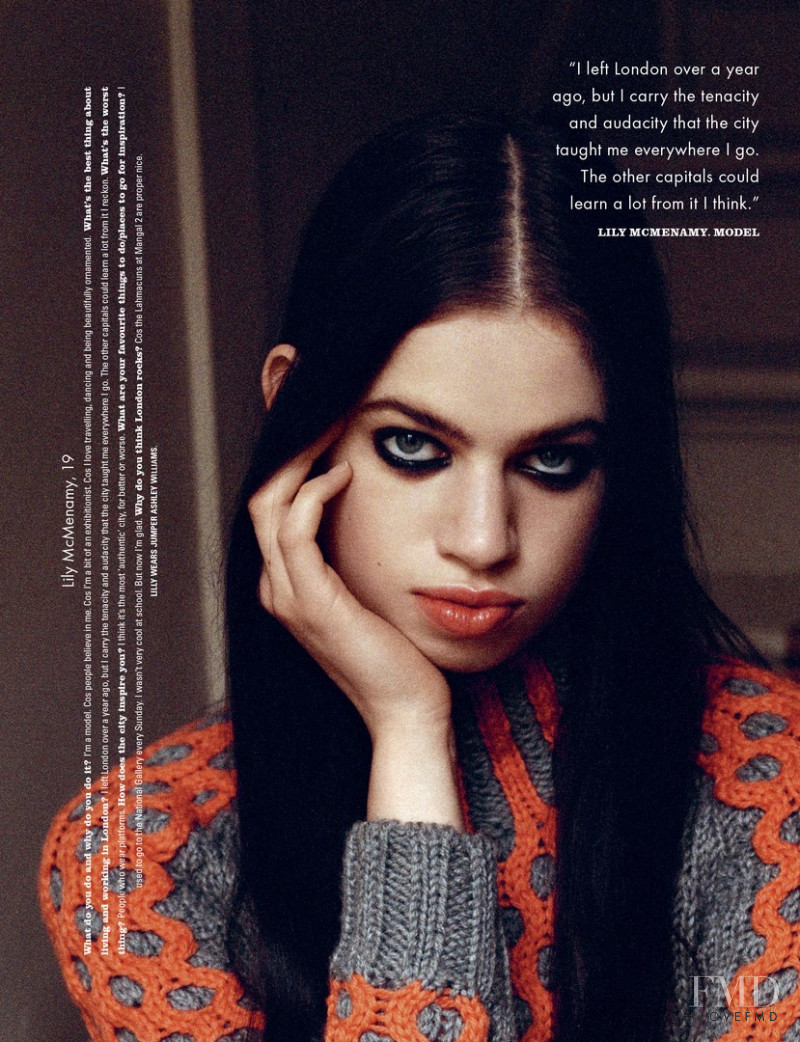 Lily McMenamy featured in This Is London Now, February 2014