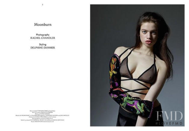 Lily McMenamy featured in Moonburn, February 2014