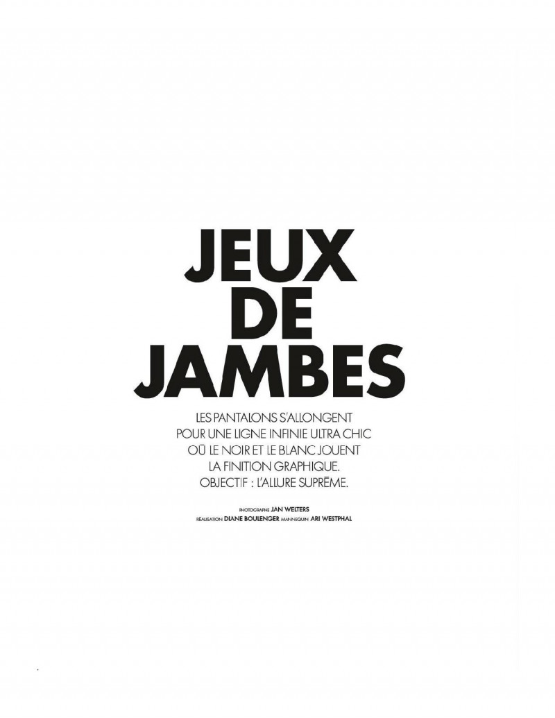 Jeux De Jambes, January 2018
