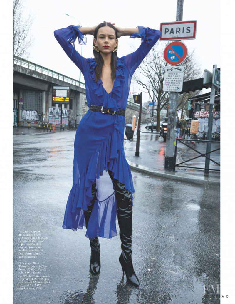 Binx Walton featured in Paris Match, October 2020