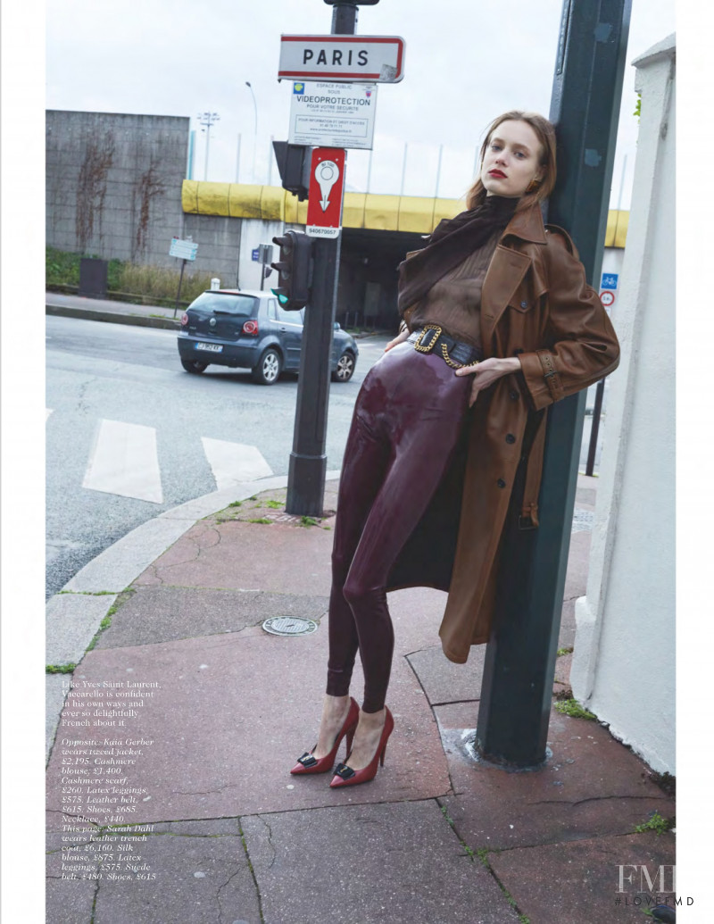 Sarah Dahl featured in Paris Match, October 2020