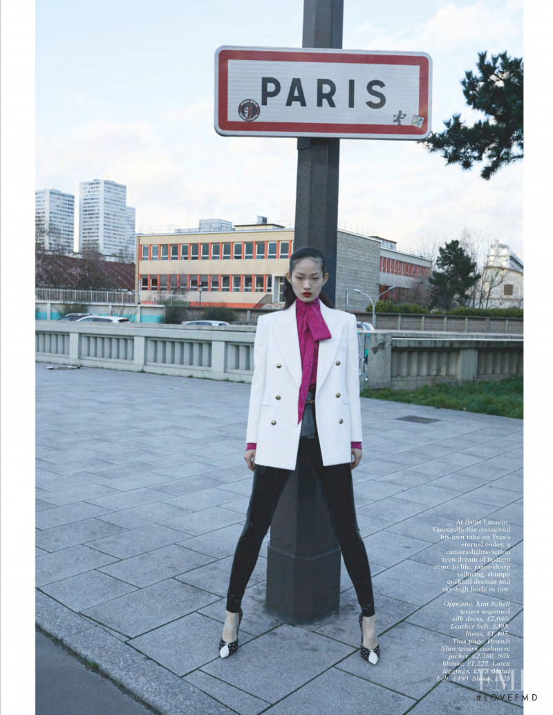 Hyun Ji Shin featured in Paris Match, October 2020