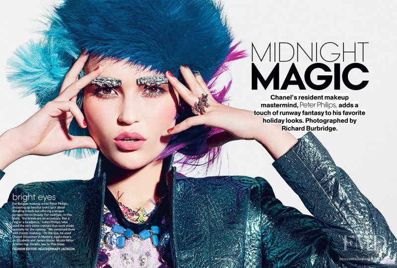 Agata Rudko featured in Midnight Magic, December 2012