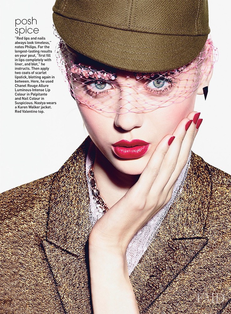 Nastya Kusakina featured in Midnight Magic, December 2012