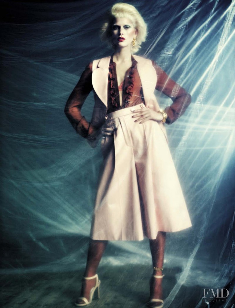 Iselin Steiro featured in A Singular Blond Beauty, December 2012