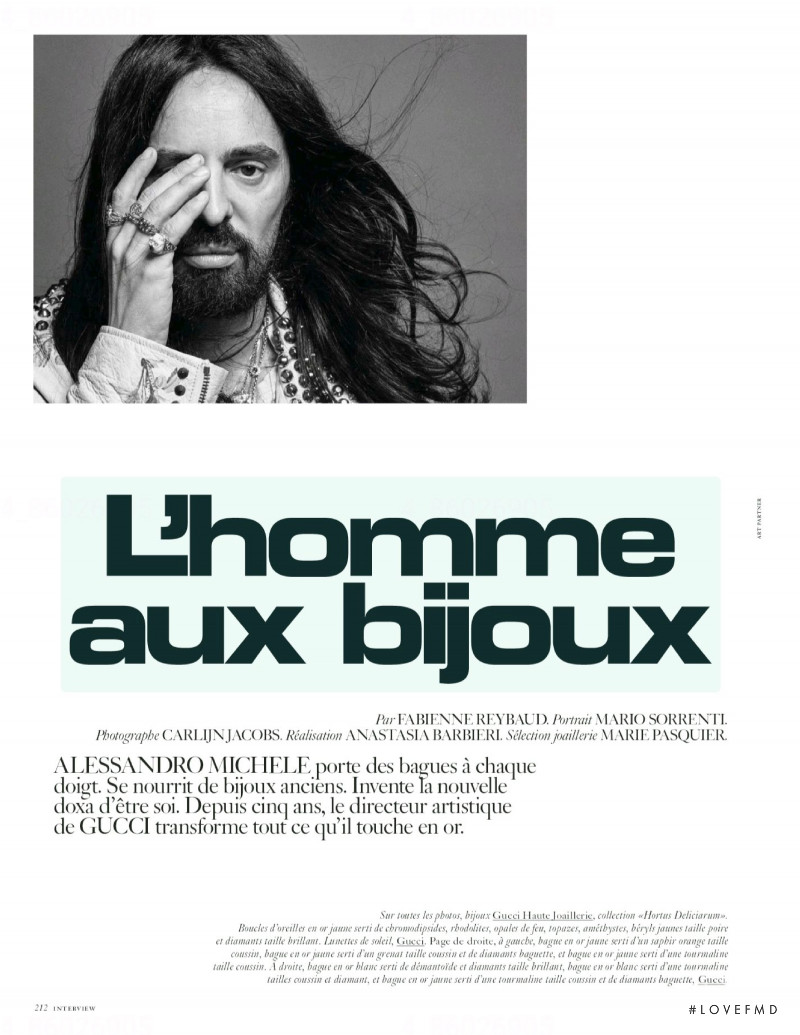 L\'homme aux bijoux, September 2020