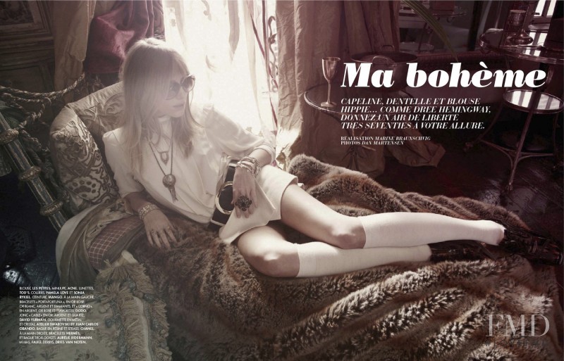 Dree Hemingway featured in Ma Boheme, November 2012