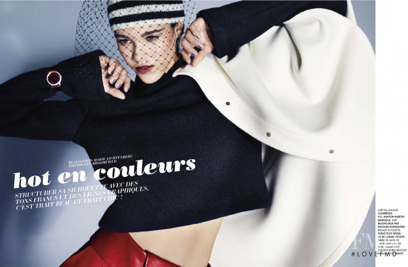 Pauline Hoarau featured in Hot En Couleurs, December 2012