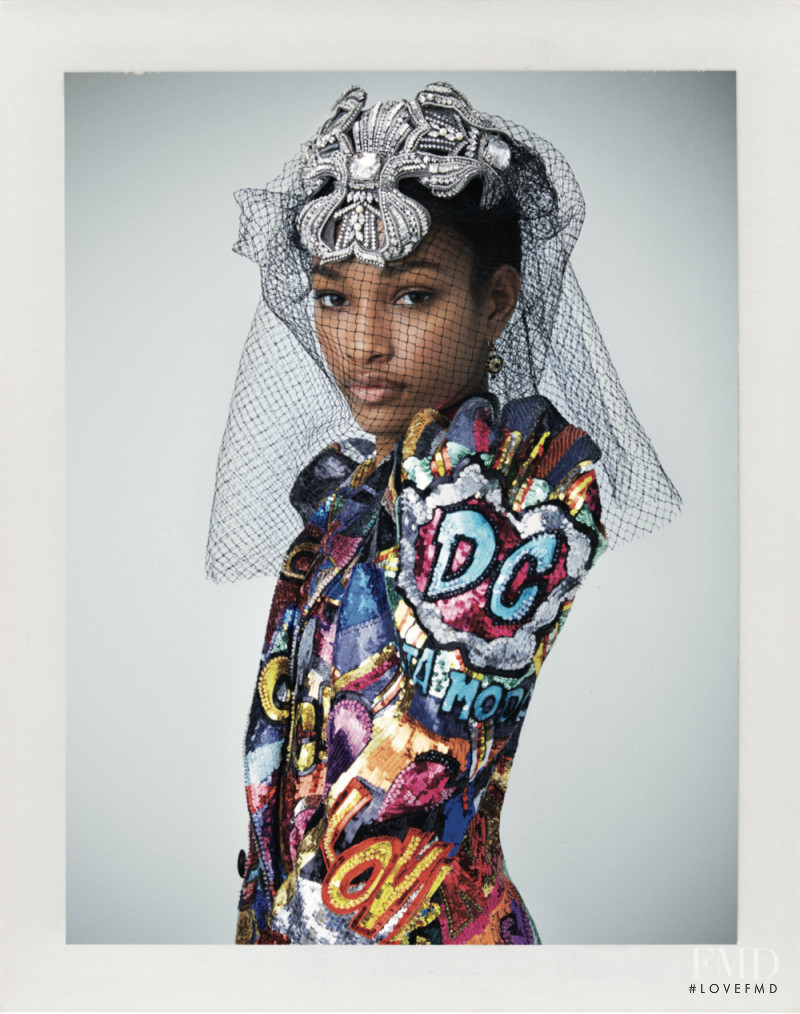 Naomi Chin Wing featured in Dolce & Gabbana, September 2018