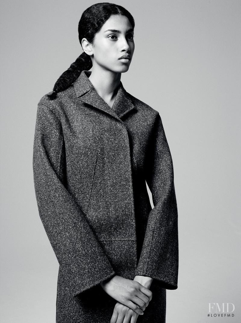 Imaan Hammam featured in Great Coats, September 2014