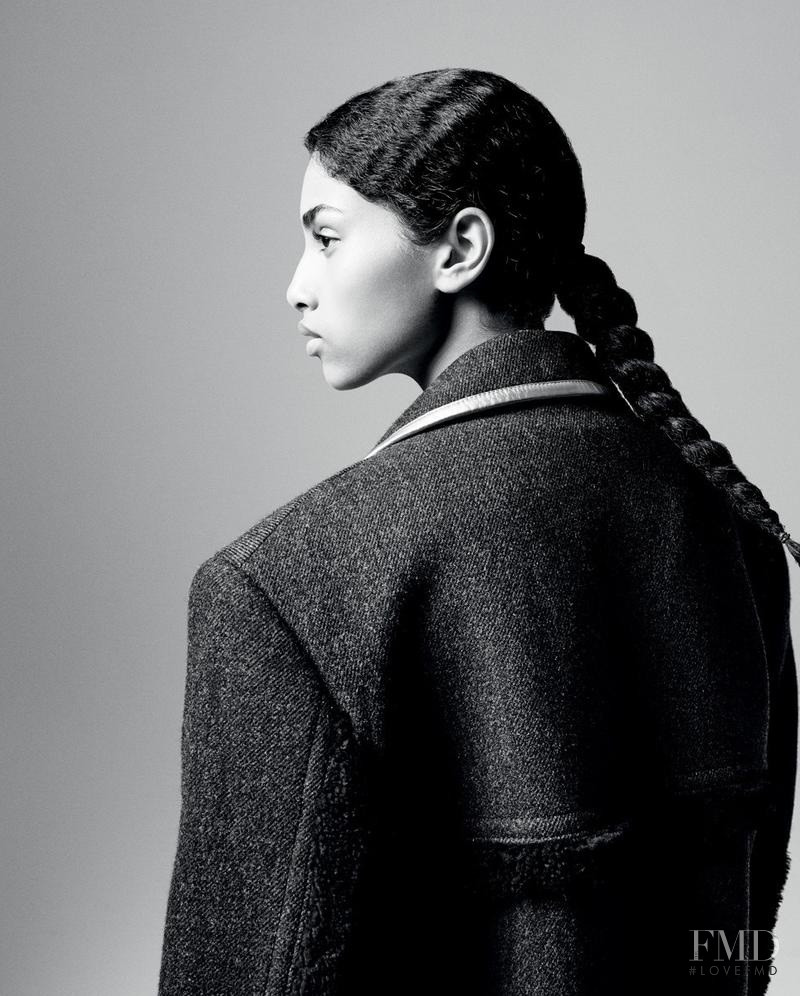 Imaan Hammam featured in Great Coats, September 2014