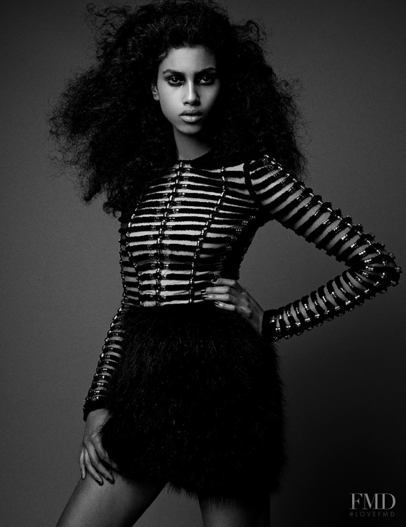 Imaan Hammam featured in La Predatrice, October 2014