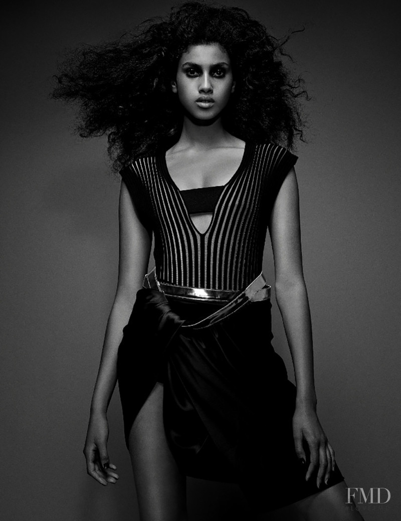 Imaan Hammam featured in La Predatrice, October 2014