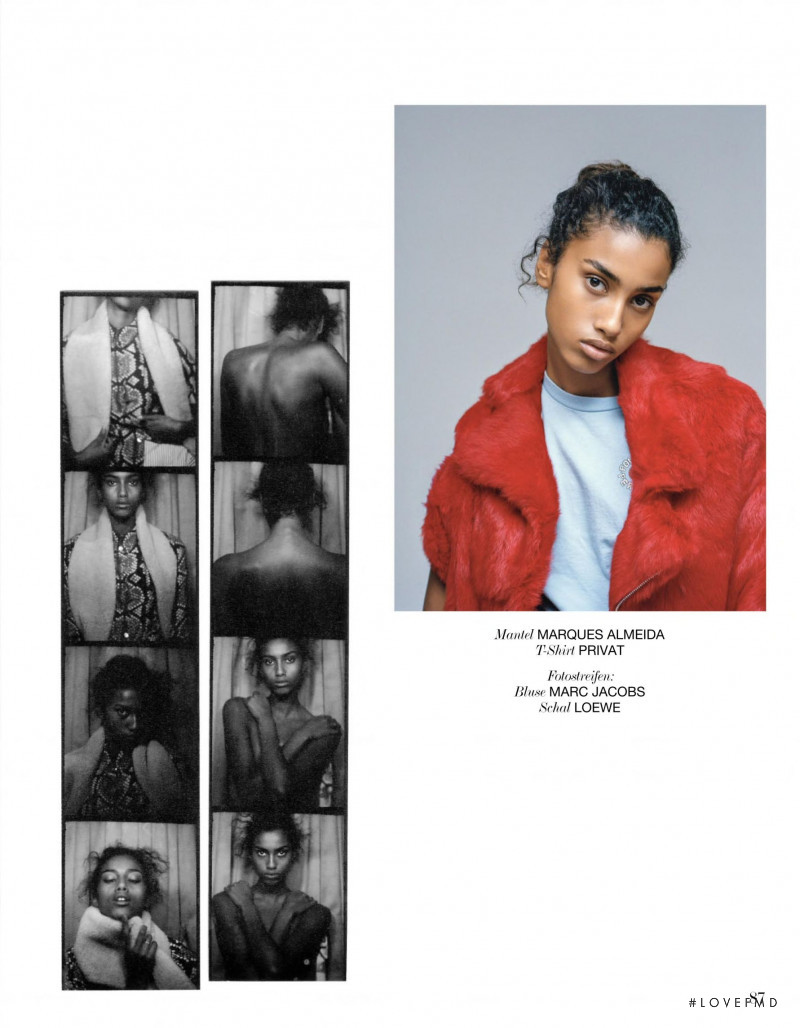 Imaan Hammam featured in fut Imaan, December 2015