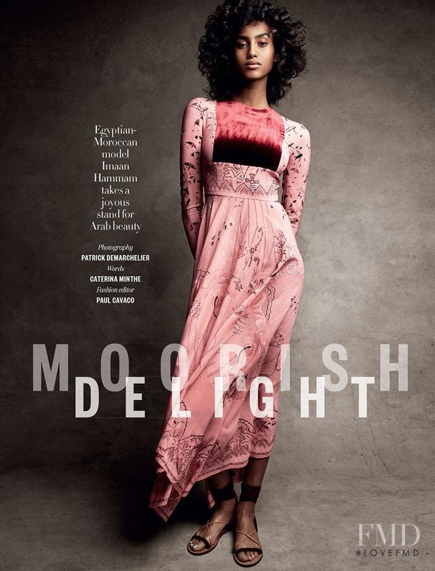 Imaan Hammam featured in Moorish Delight, April 2017