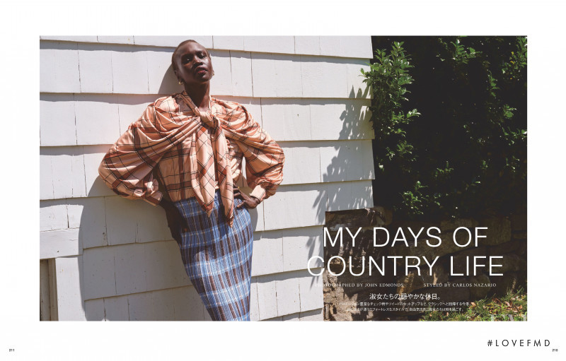 Alek Wek featured in My Days Of Country Life, November 2020