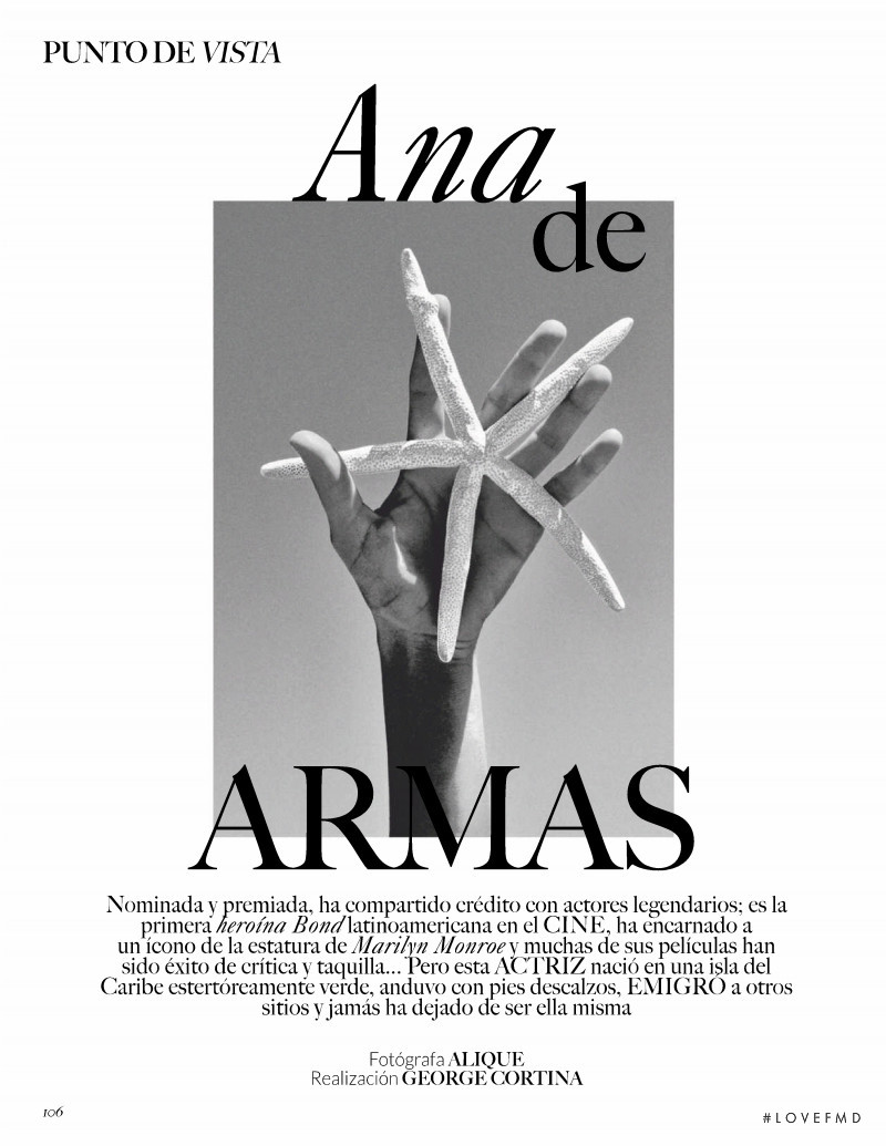 Ana de Armas, October 2020