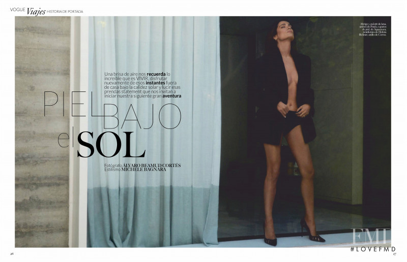 Mar Saura featured in Pielbajo el Sol, October 2020