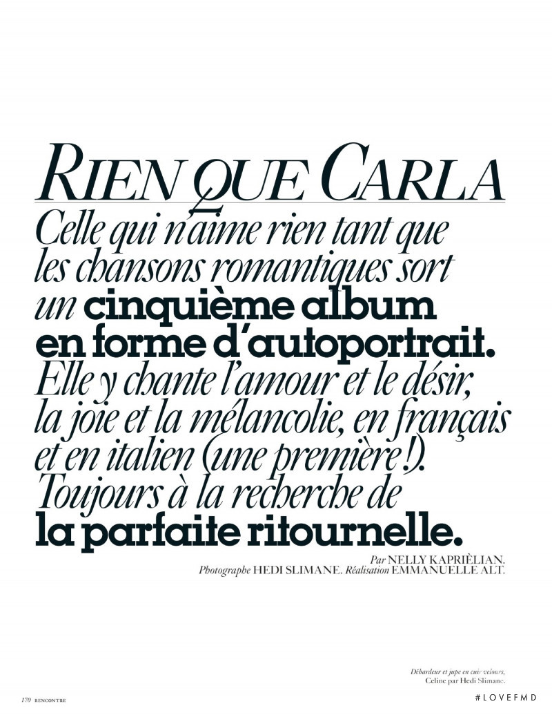 Rien Que Carla, October 2020