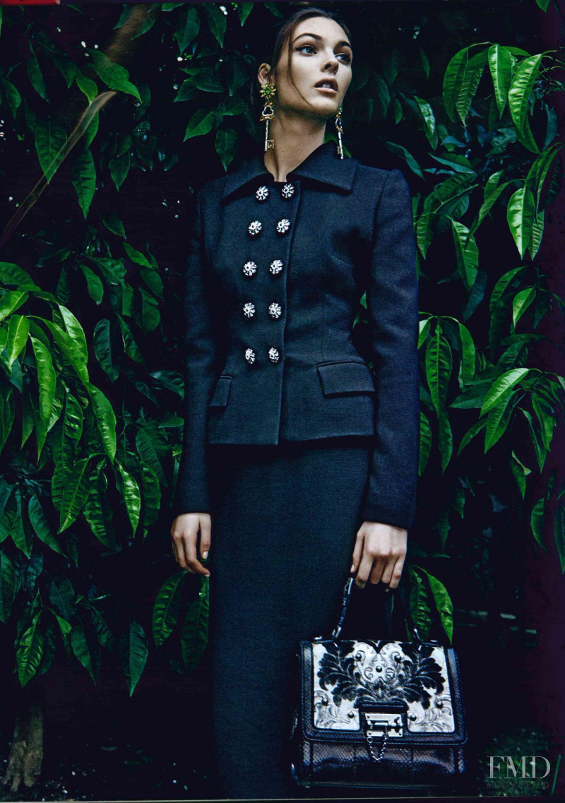 Vittoria Ceretti featured in Dolce & Gabbana, August 2014