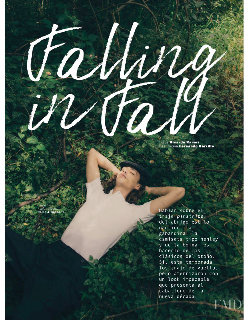 Fernando Icazbalceta featured in Falling in Fall, October 2020