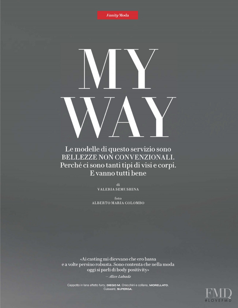 My Way, October 2020