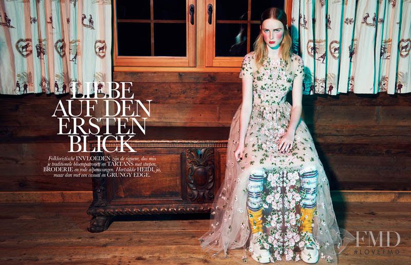 Rianne Van Rompaey featured in Liebe Auf Den Ersten Blick, February 2013