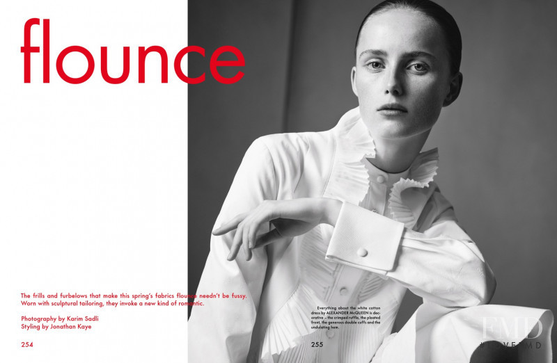 Rianne Van Rompaey featured in Flounce, February 2016