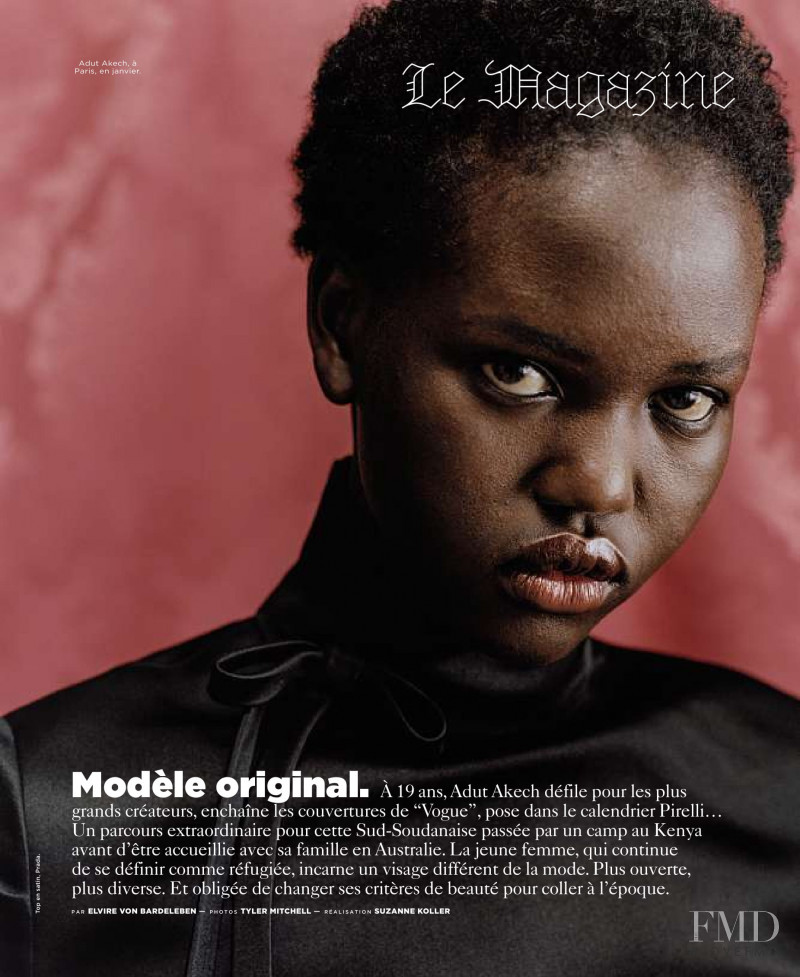 Adut Akech Bior featured in Modèle Original, February 2019